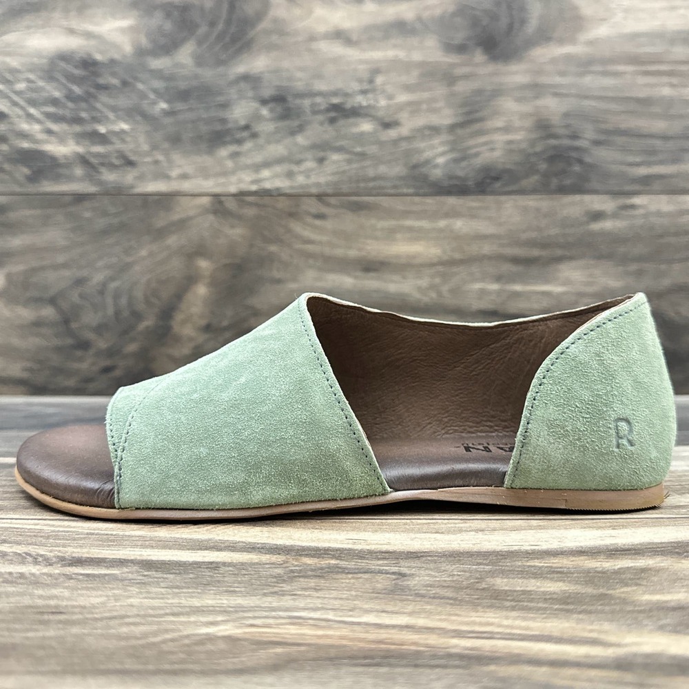 NIB Roan by Bed Stu Irie 9 40 Asymmetrical Open Toe Flat Leather Sandals Osaka - Picture 5 of 13